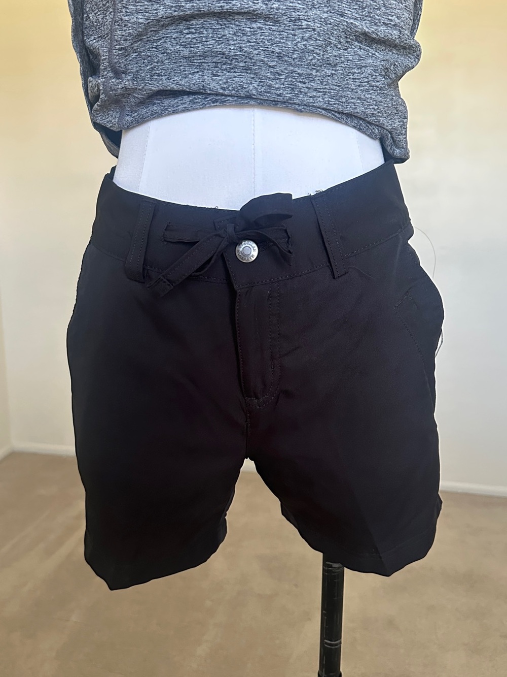 Women’s  Black Performance/Golf Drawstring Shorts